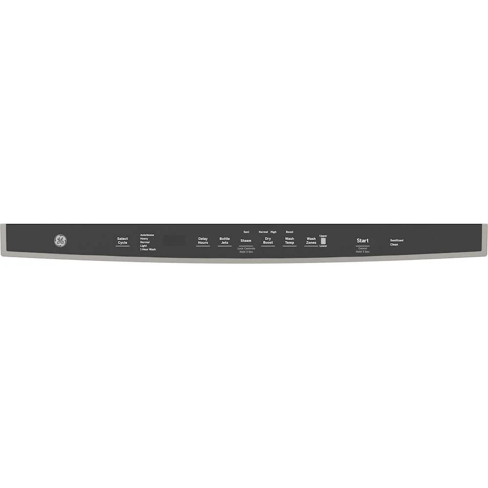 GE - Top Control Built-In Dishwasher with Stainless Steel Tub, 3rd Rack, 46dBA - Slate