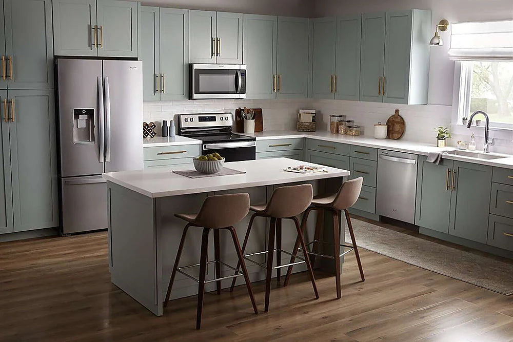 Whirlpool - 24 Top Control Built-In Dishwasher with Stainless Steel Tub, Large Capacity & 3rd Rack, 47 dBA - Stainless steel