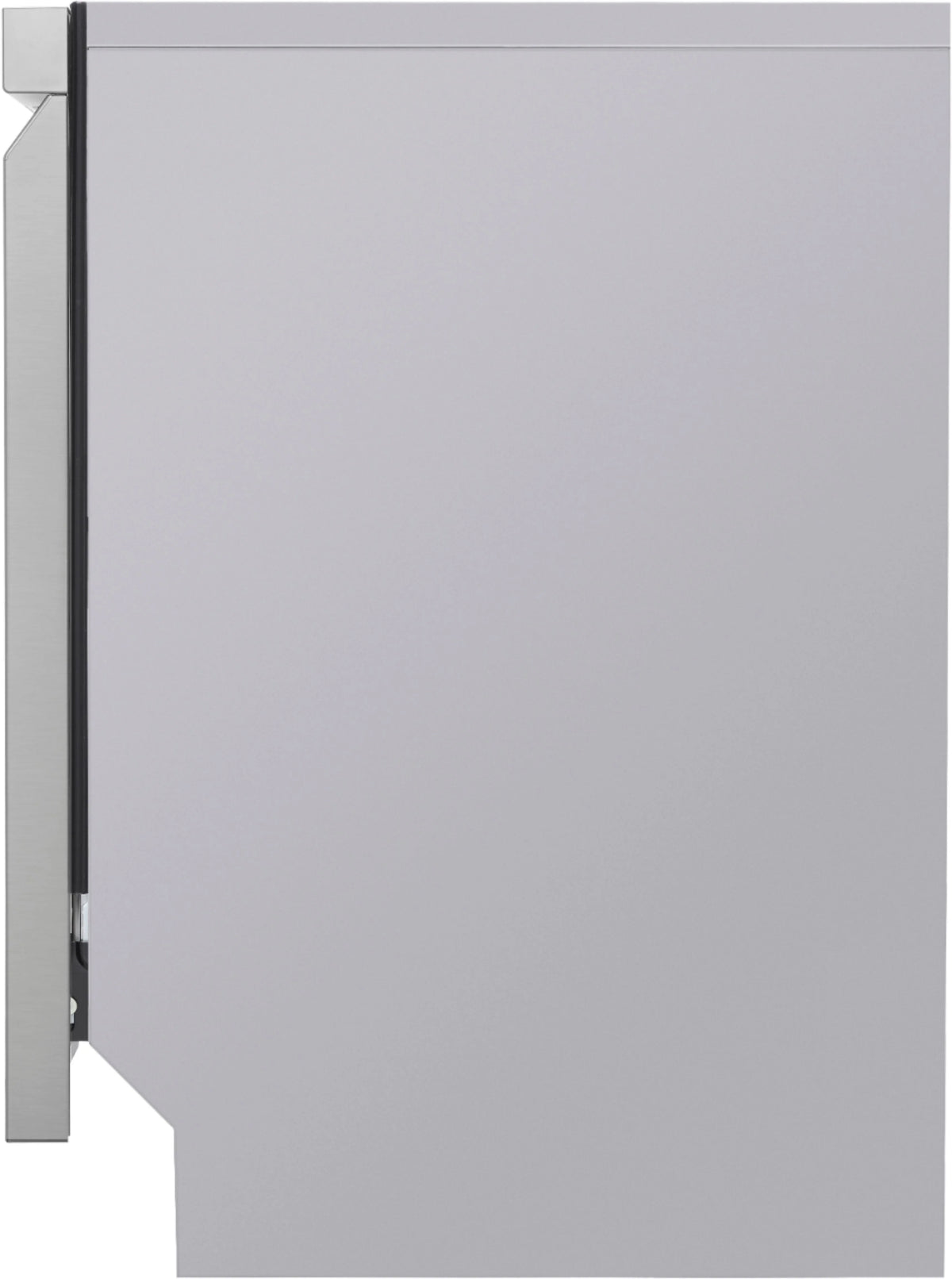 LG - 24 Front Control Smart Built-In Stainless Steel Tub Dishwasher with 3rd Rack, Quadwash, and 48dba - Stainless steel