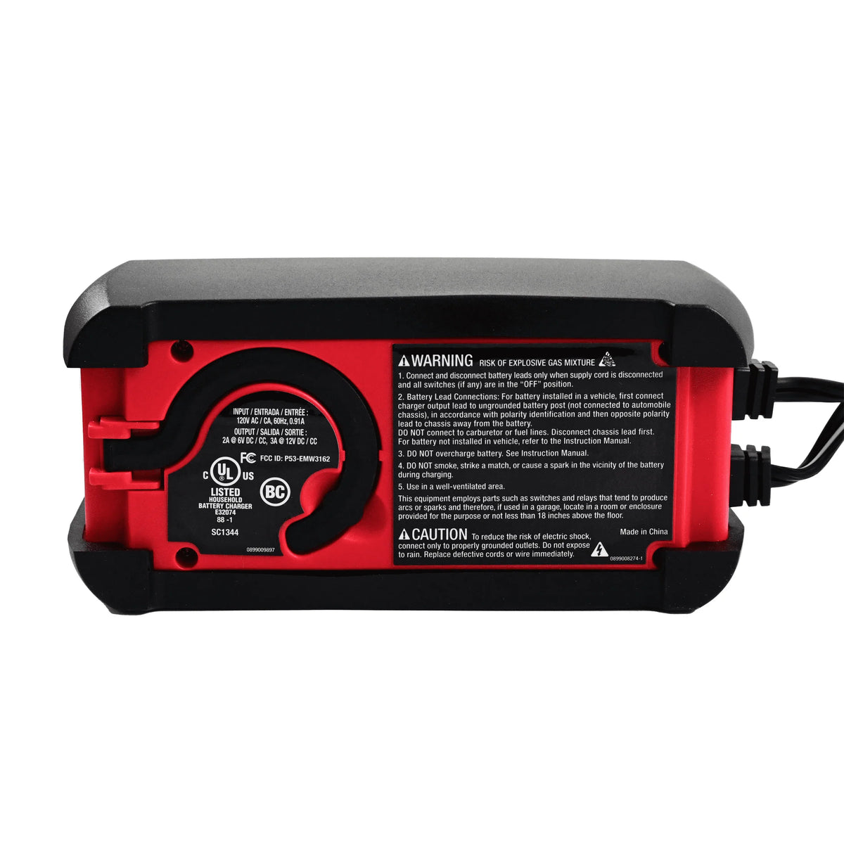 Schumacher SC1344 3A 6V/12V Smart Battery Charger and Maintainer - wireless monitoring, New in Box