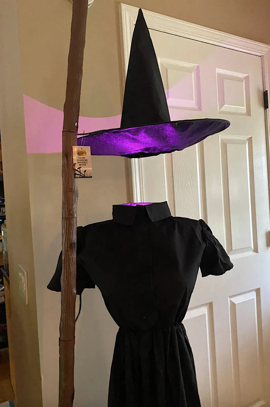 Cracker Barrel 6 Ft Animated Invisible Witch Animatronic Halloween Prop New