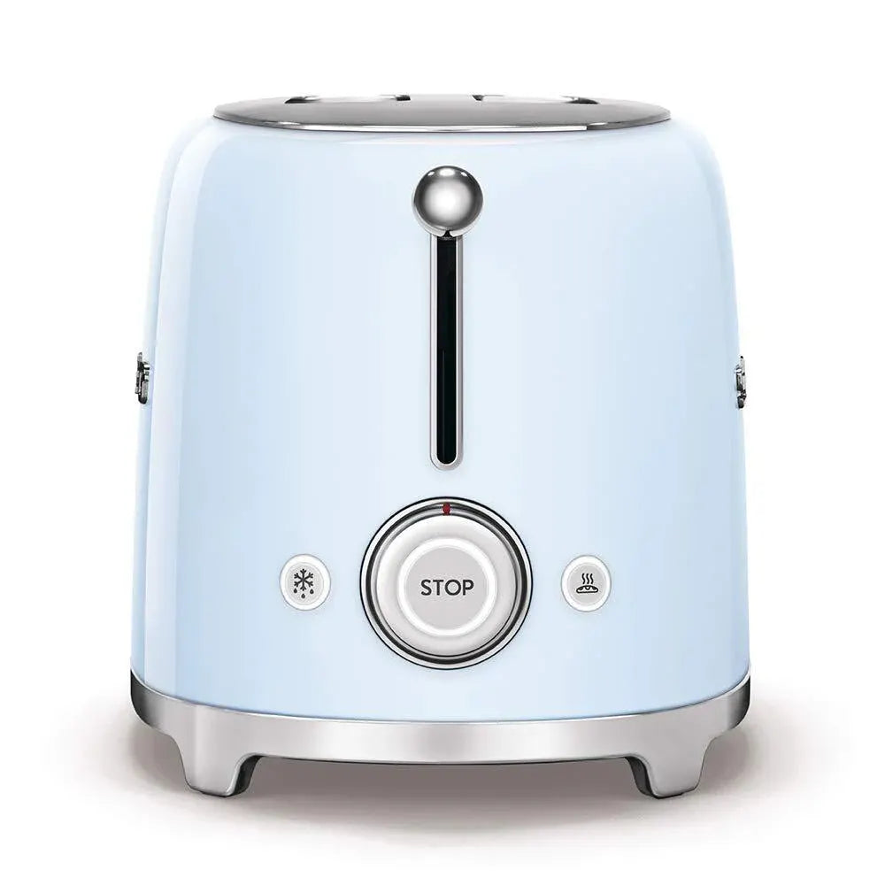 2 Slice Toaster with 6 Presets and Defrost TSF01PBUS, Pastel Blue