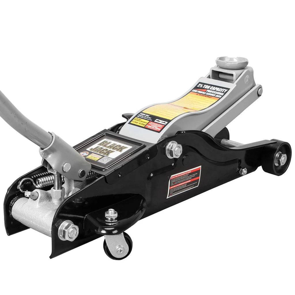 Torin 2.5 Ton (5,000 lb) Capacity, Hydraulic Low Profile Trolley Service/Floor Jack with Single Piston Quick Lift Pump, Black, W8250-B