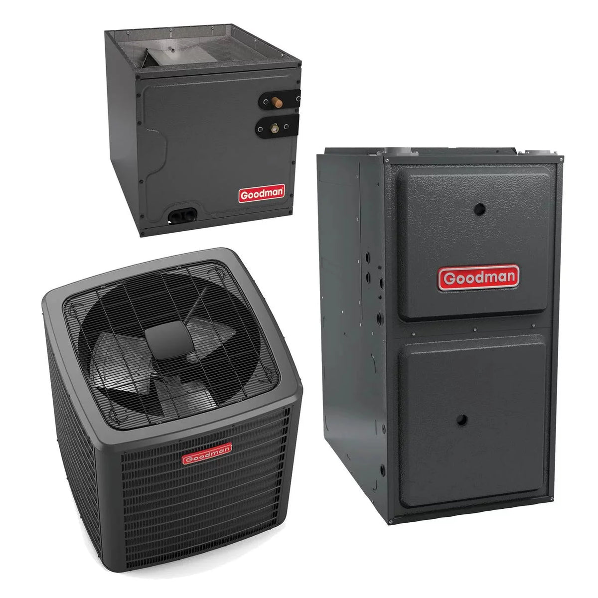 Goodman Classic Series 2.5 Ton 14.5 SEER2 60,000 Btu 96% Afue 2-Stage Gas System (9-Speed Motor 17.5 Wide) - GSXB403010 - CAPTA3626B4 - GM9C960603BN