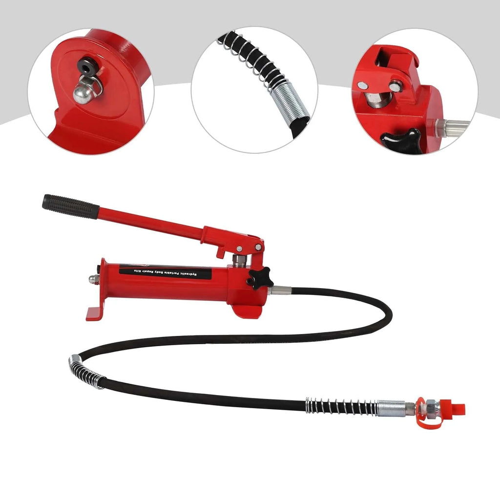 Replacement 4 Ton Hydraulic Jack Hand Pump Ram For Porta Power Body Shop Tool