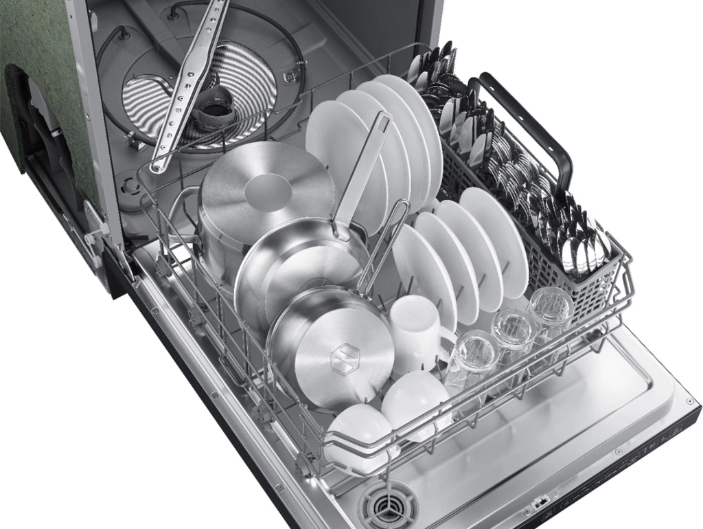 Samsung - 24 Top Control Built-In Dishwasher - Black