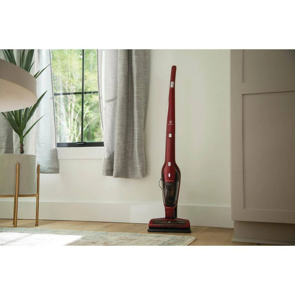 Electrolux EHVS3510AR Ergorapido Pet Bagless， Cordless， with Detachable Handset in Red Stick Vacuum