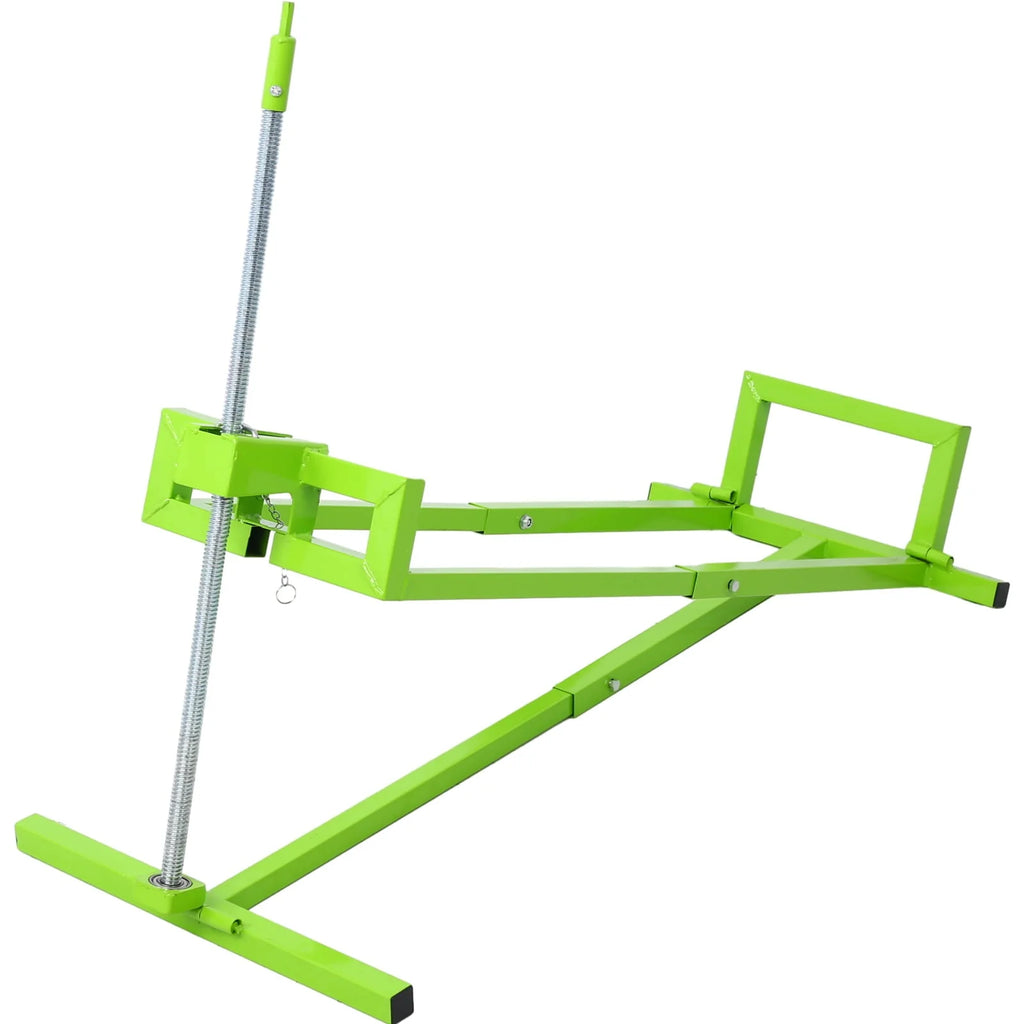 imerelez Easy Lawn Mower Lift for Riding Tractors , 800 Lbs Capacity Lawn Tractor Lifter, Ride-on Mower, Cleaning Aid, Universal, Lawn Tractor Lift, Lawn Tractor + 45° Tilt Adjustable, Green