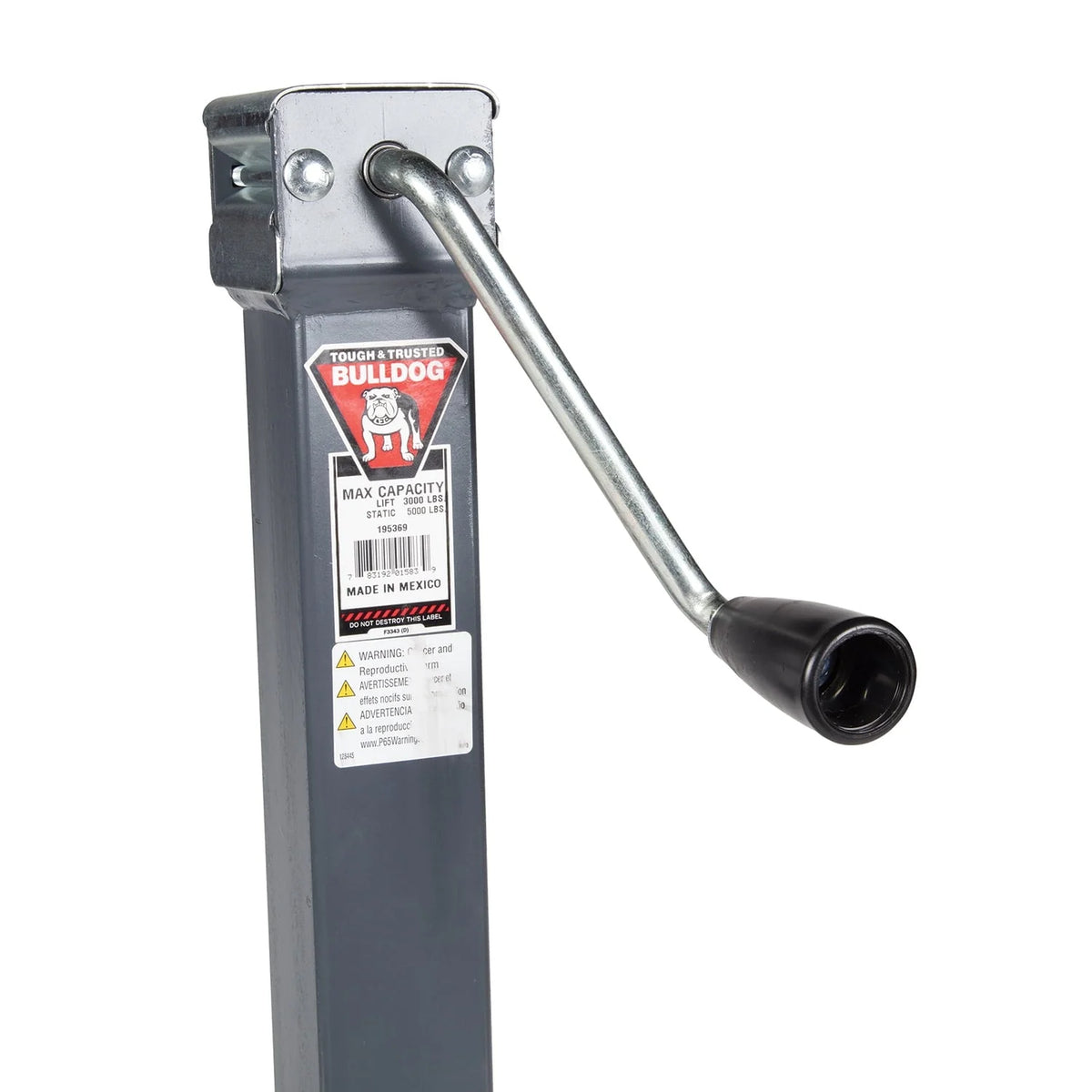 Bulldog 195369 Square Jack; Trailer Jack