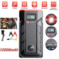 Car Battery Jump Starter 600A Jump Box (4L Gas/2.5L Diesel),DFITO Portable Car Starter Battery Pack with Smart Jumper Cables, Quick Charge, Large Display, Lights