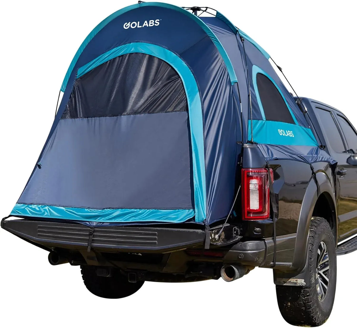 Golabs Truck Bed Tent for 5-6 Ft Bed, 8-Minute Easy Setup by Pre-Assembled Design, Waterproof PU2000mm, 2-Person Portable with Extra Rainfly Cover for Camping & Outdoor, Includes Storage Bag
