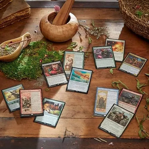 Magic: The Gathering Bloomburrow Commander Deck Bundle – Includes All 4 Decks (Animated Army  Family Matters  Peace Offering  and Squirreled Away)