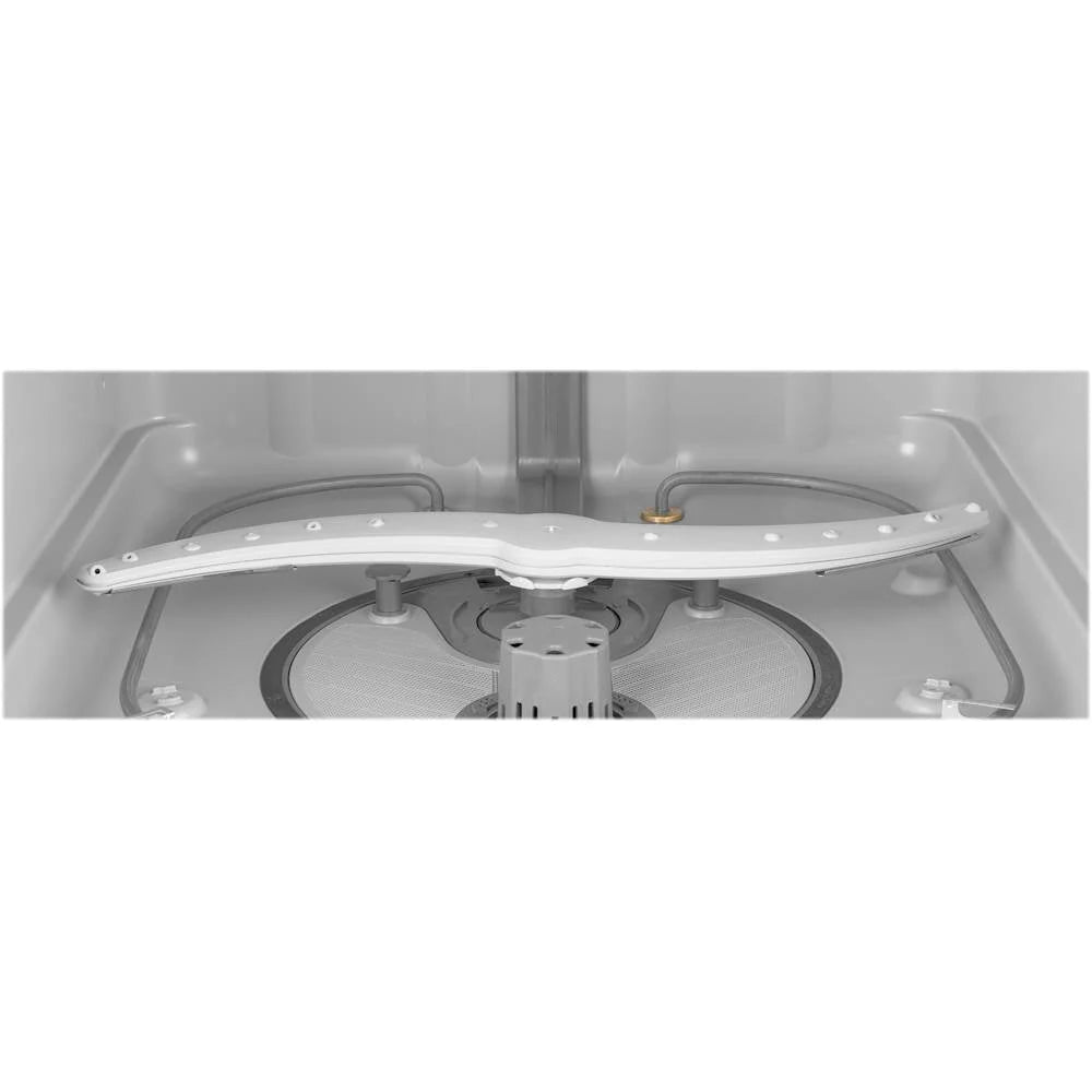 GE - Front Control Built-In Dishwasher, 54 dBA - Stainless steel