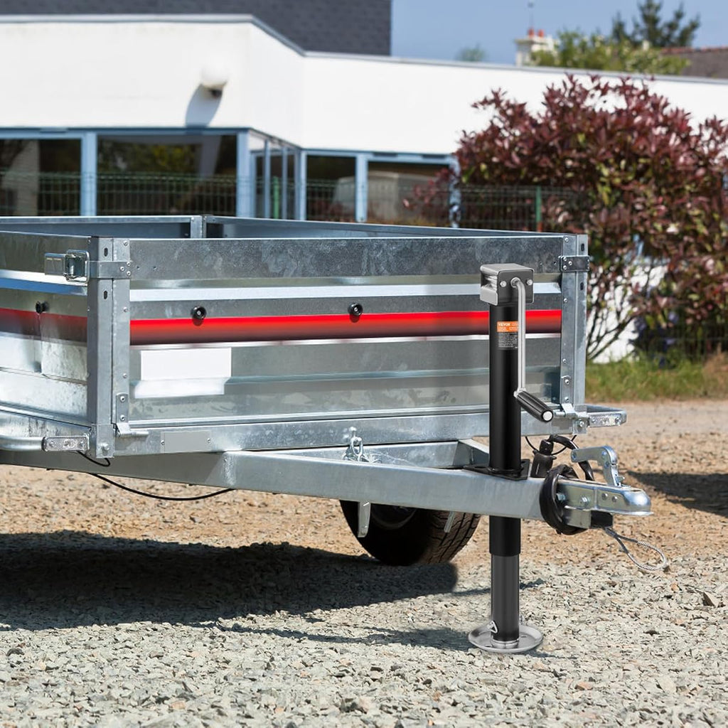 A Frame Trailer Jack with Drop Leg Extension and 5000 lb Capacity