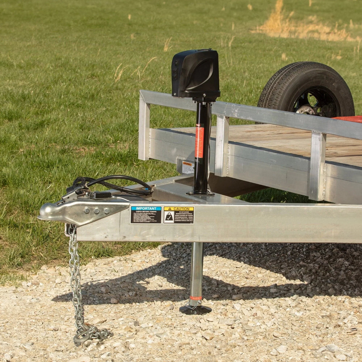 Uriah Products Electric 7 Way Connector 5000lb Lift Capacity Trailer Jack