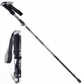 Folding Trekking Stick with Alloy Steel Shaft and Textured Grip  Handle