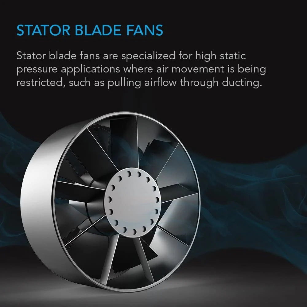 AC Infinity AIRTAP T4�� Quiet Register Booster Fan with Thermostat Control. Heating Cooling AC Vent. Fits 4�� x 10�� Register Holes.