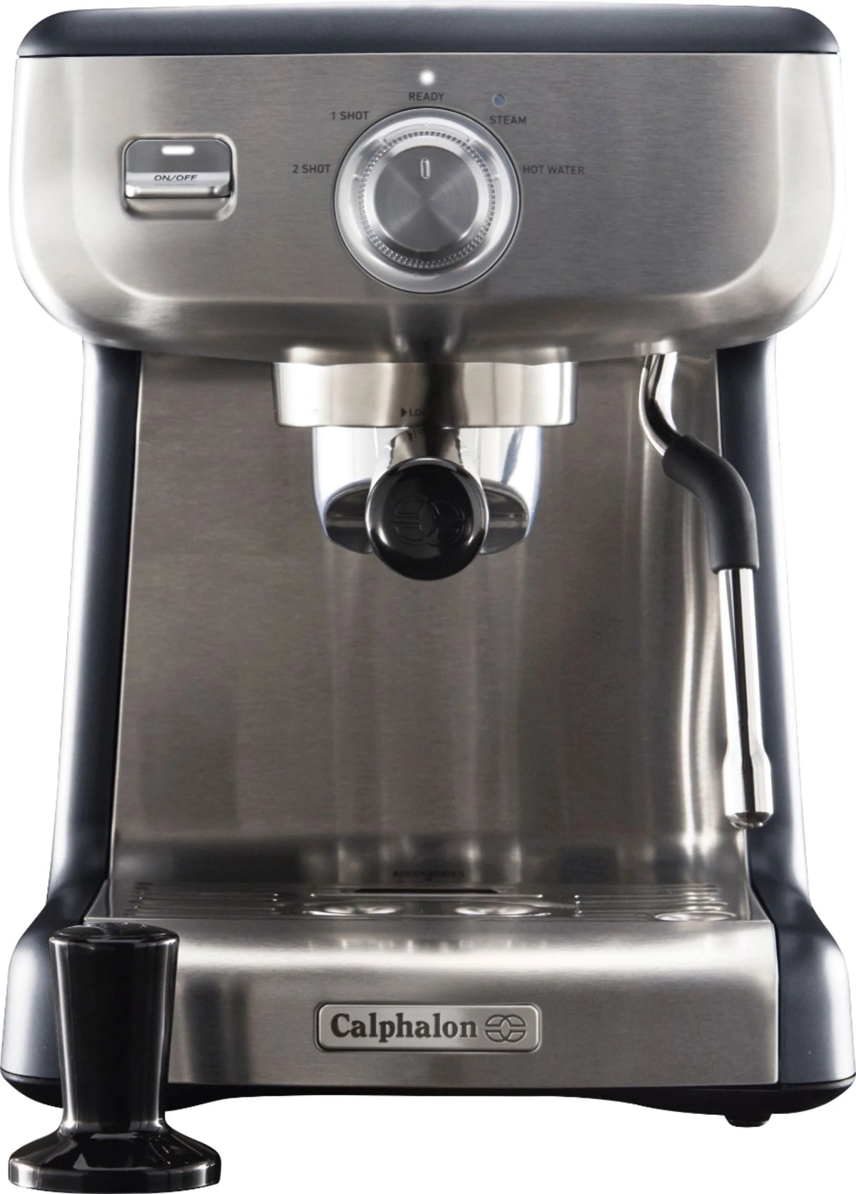 Calphalon 2090382 - Temp IQ Espresso Machine With Steam Wand - Stainless Steel