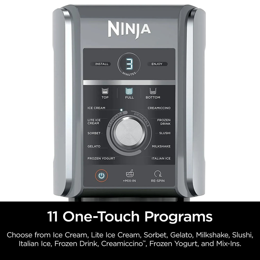 Ninja CREAMi Deluxe 11-in-1 XL Ice Cream Maker w/ Two 24-Oz. Pints - NC501