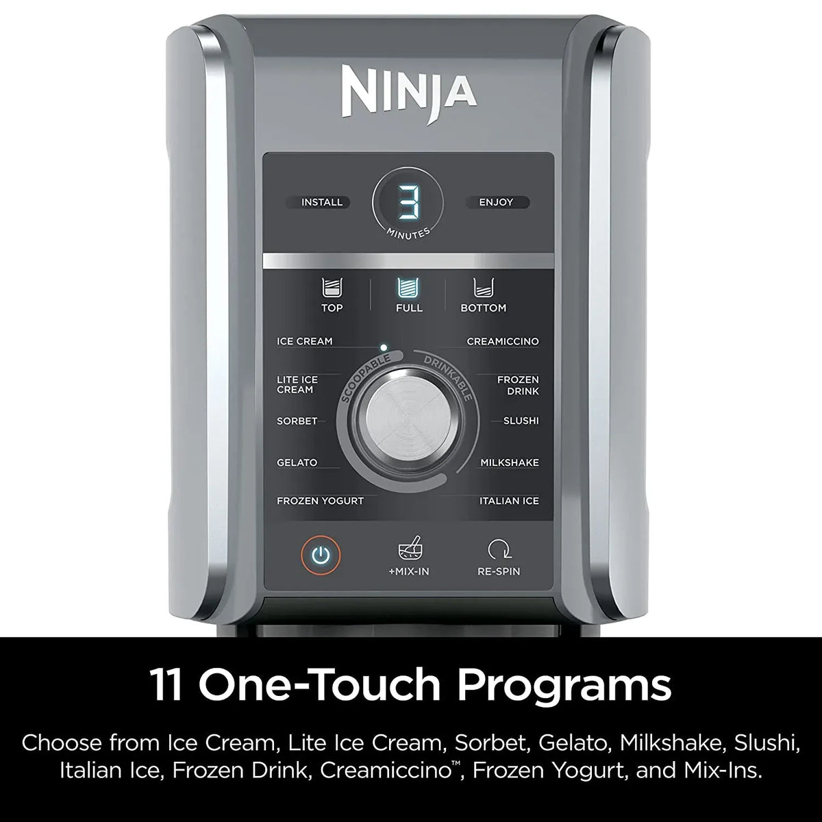 Ninja CREAMi Deluxe 11-in-1 XL Ice Cream Maker w/ Two 24-Oz. Pints - NC501