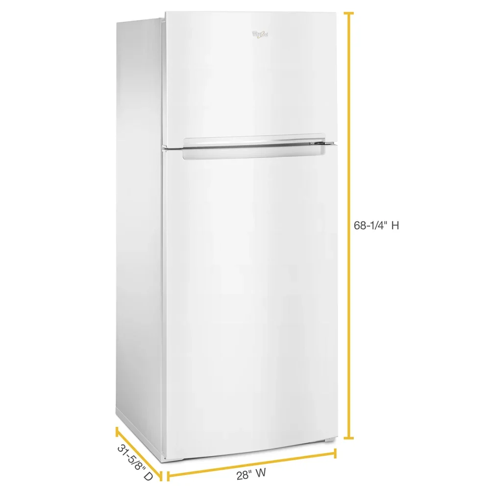 Whirlpool Wrt518szf 28 Wide 17.6 Cu. Ft. Top Mount Refrigerator - White