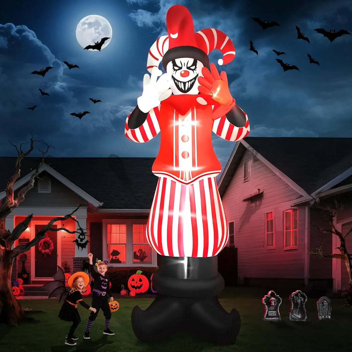 Kalolary 7FT Halloween Inflatables Animated Puppy Dog with Music, Witch Cauldron Halloween Blow Up Yard Decoration with Built-in LEDs for Indoor Outdoor Holiday Party Garden Lawn Decor