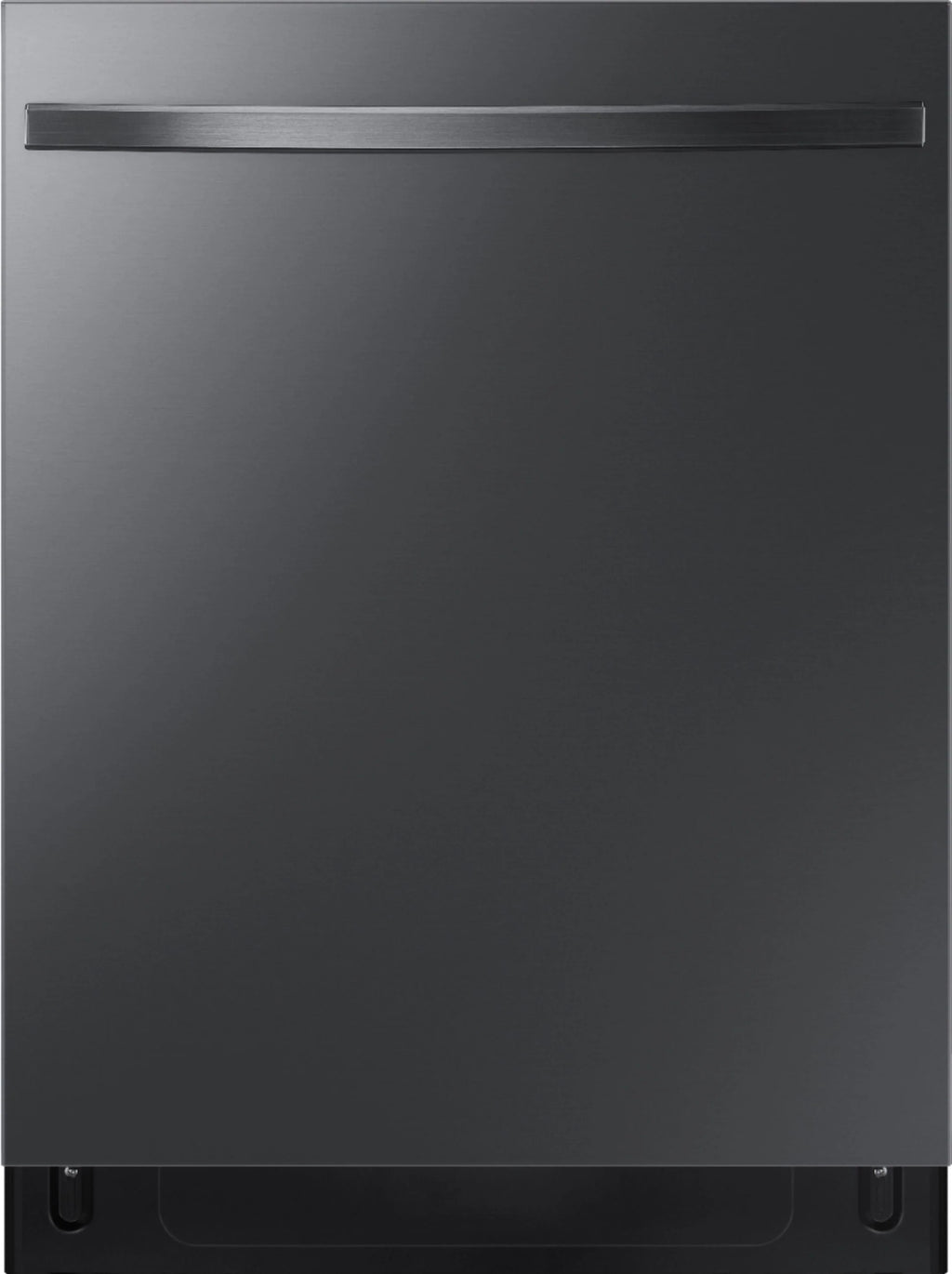 Samsung - StormWash 24 Top Control Built-In Dishwasher with AutoRelease Dry, 3rd Rack, 48 dBA - Black stainless steel