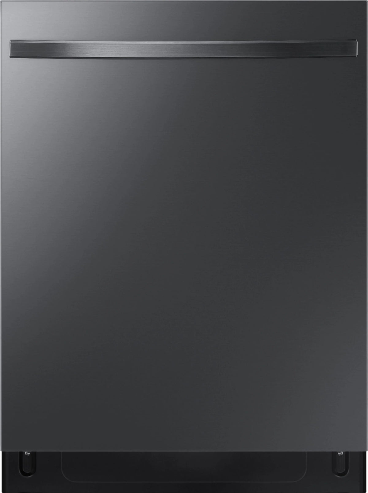 Samsung - StormWash 24 Top Control Built-In Dishwasher with AutoRelease Dry, 3rd Rack, 48 dBA - Black stainless steel