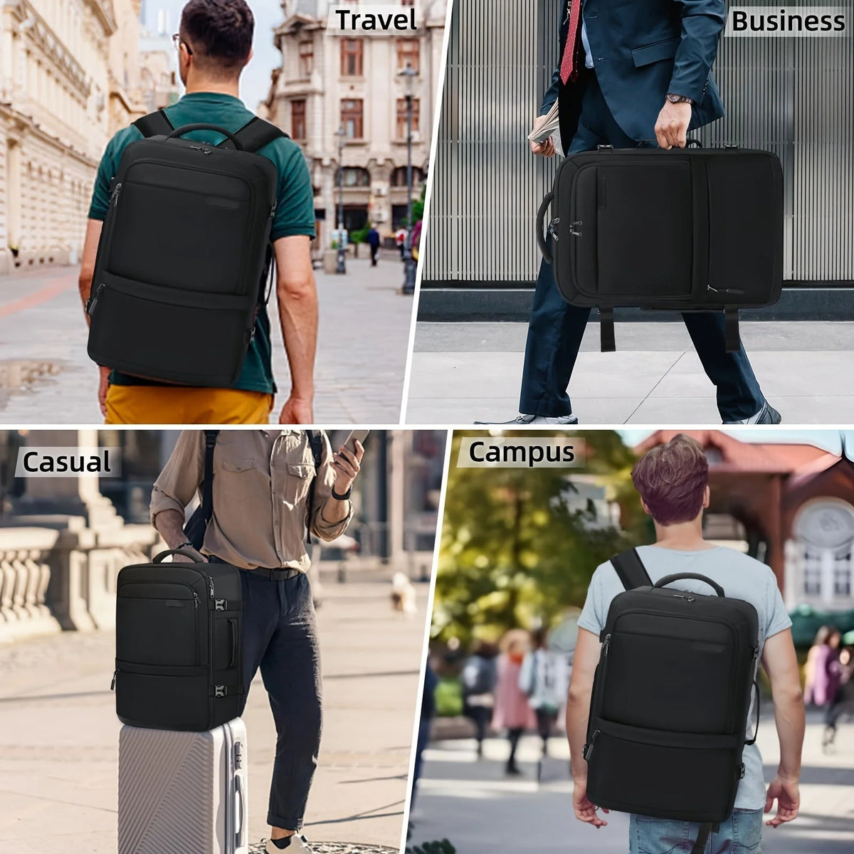 NUBILY 17-Inch Laptop Storage Travel Backpack