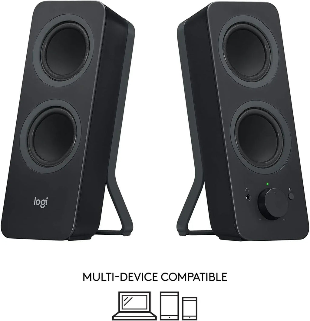 Logitech Z207 2.0 Stereo Computer Speakers with Bluetooth