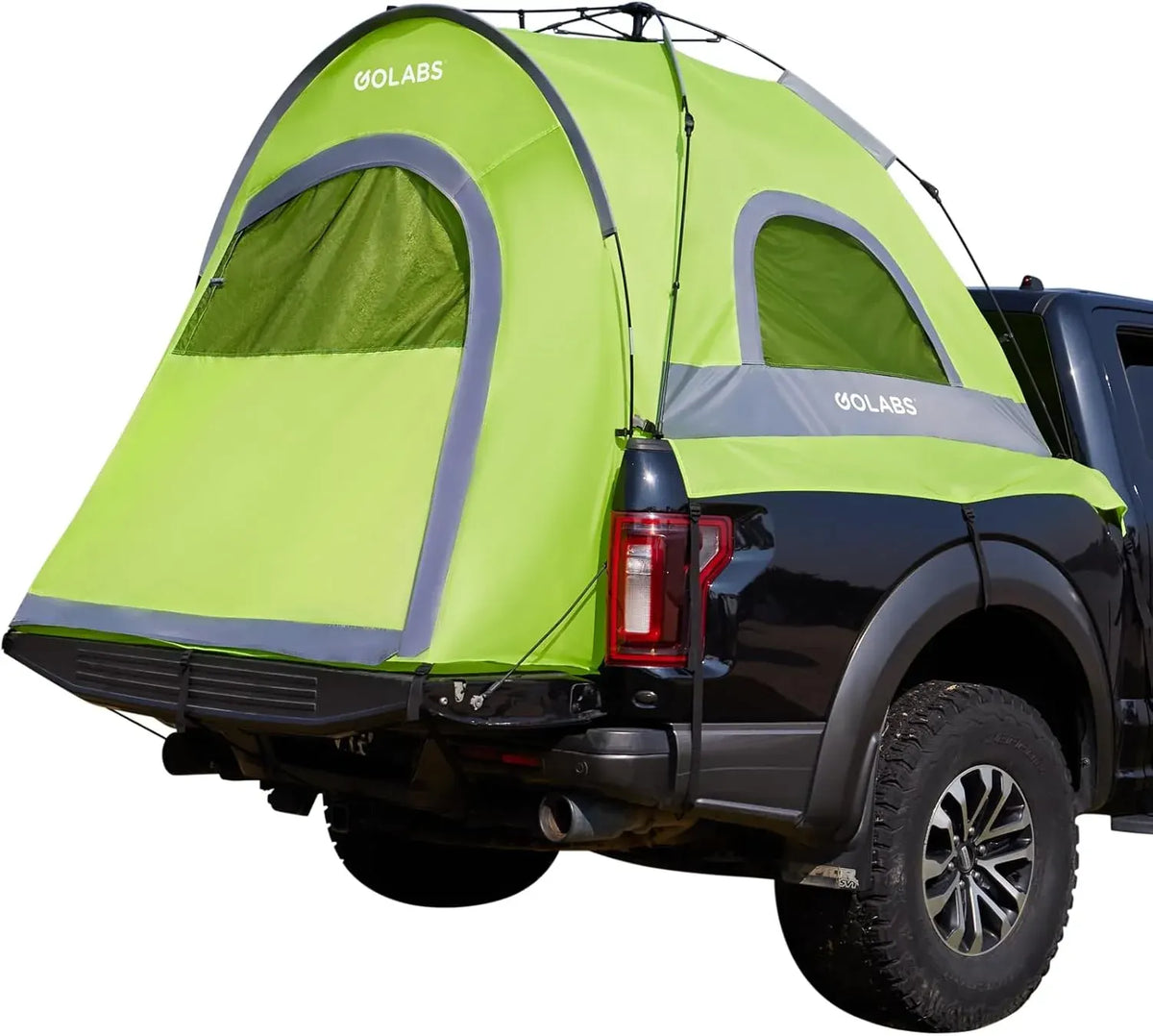 Golabs Truck Bed Tent for 5-6 Ft Bed, 8-Minute Easy Setup by Pre-Assembled Design, Waterproof PU2000mm, 2-Person Portable with Extra Rainfly Cover for Camping & Outdoor, Includes Storage Bag