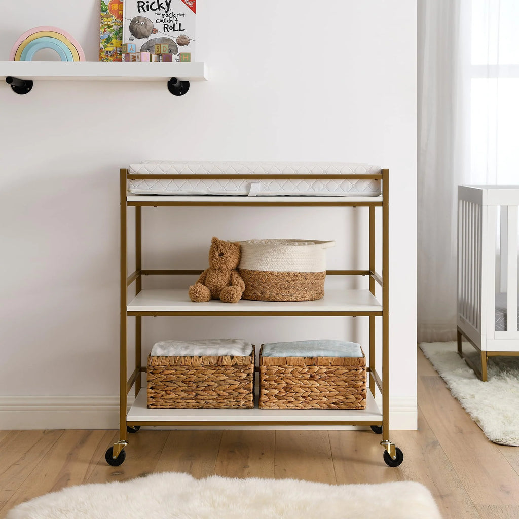 Delta Children Changing Melamine Bronze