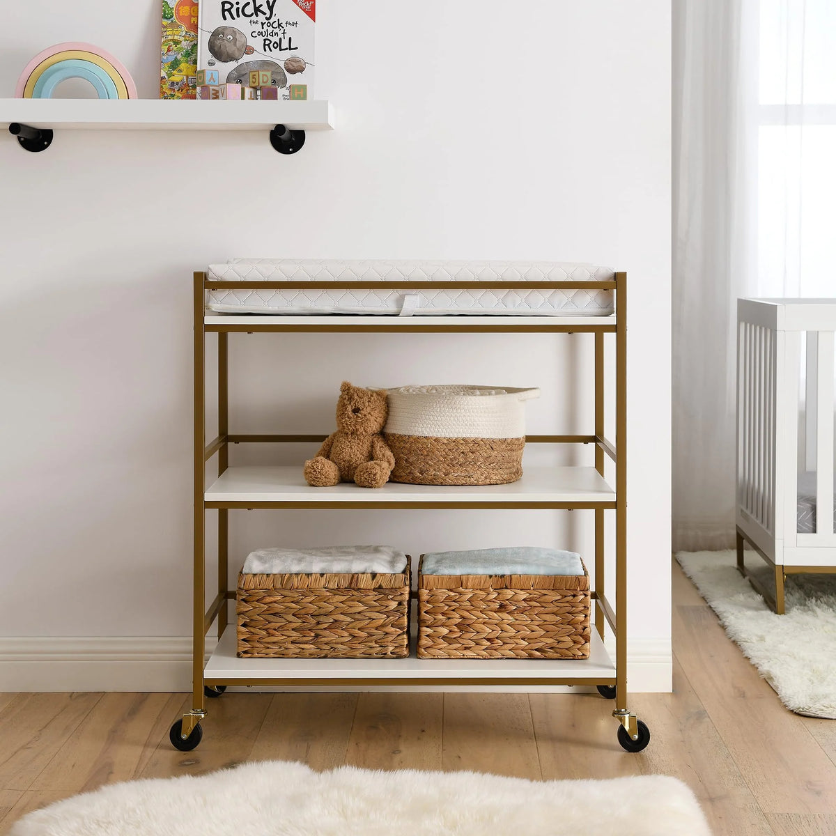 Delta Children Changing Melamine Bronze