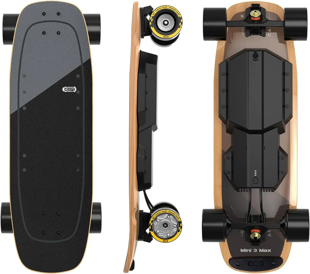 Mini Series Electric Skateboard with Remote, Up to 26-32 MPH Top Speed, 11-24Miles Range,330 Pounds Max Load, 30-34 Inches Maple Cruiser for Adults and Teens, Mini5 MINI3 Max Edge Flow