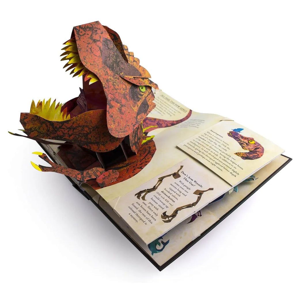 3D Pop Up Dinosaur and Sea Monster Book with Hardcover Binding and Educational  Facts