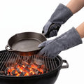 Extreme Heat Resistant Safety Gloves, BBQ Grill Welding Mittens, High Temperature Protective Gloves