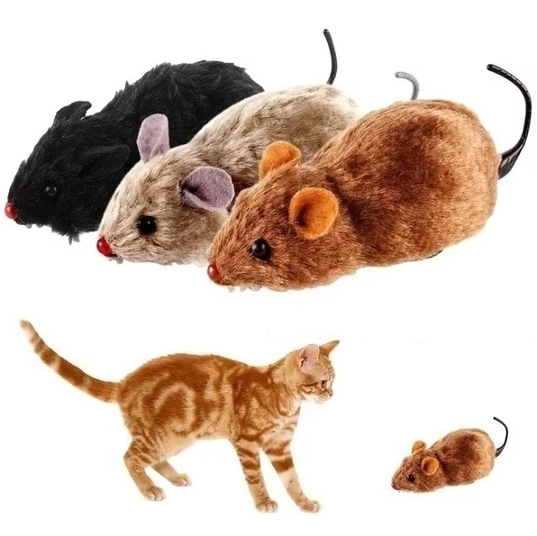 Battery-Operated Cat Mouse with Automatic Movement and Random Direction  Changes