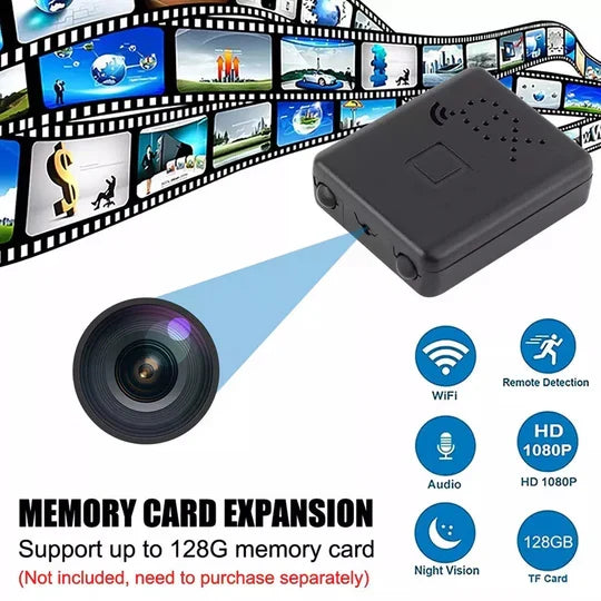 Compact HD WiFi Mini Camera with Audio