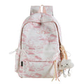 Backpack with Artistic Print and Padded Straps, Weather Resistant Fabric