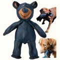 Durable Plush Dog Toy Bear for Indoor Play and Light Chewing