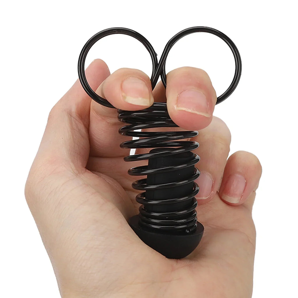 Finger Strengthener with Adjustable Resistance and Ergonomic Textured Grip, Carry Pouch