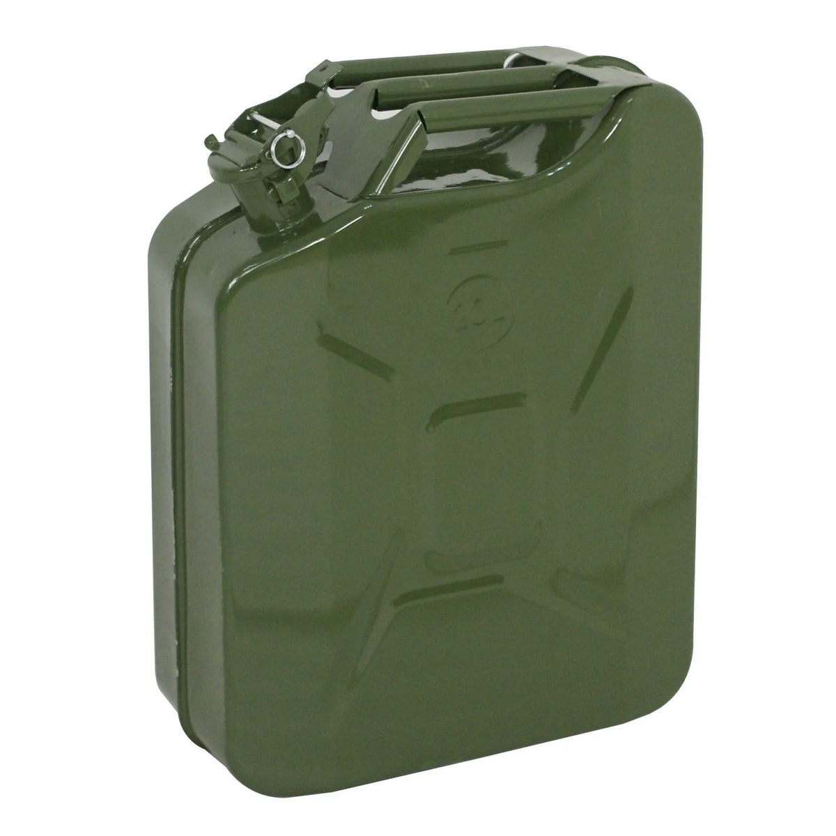 ZENY Jerry Can 5 Gallon Fuel Steel Tank NATO Style Extension Spout Gasoline Storage, 5 Pieces