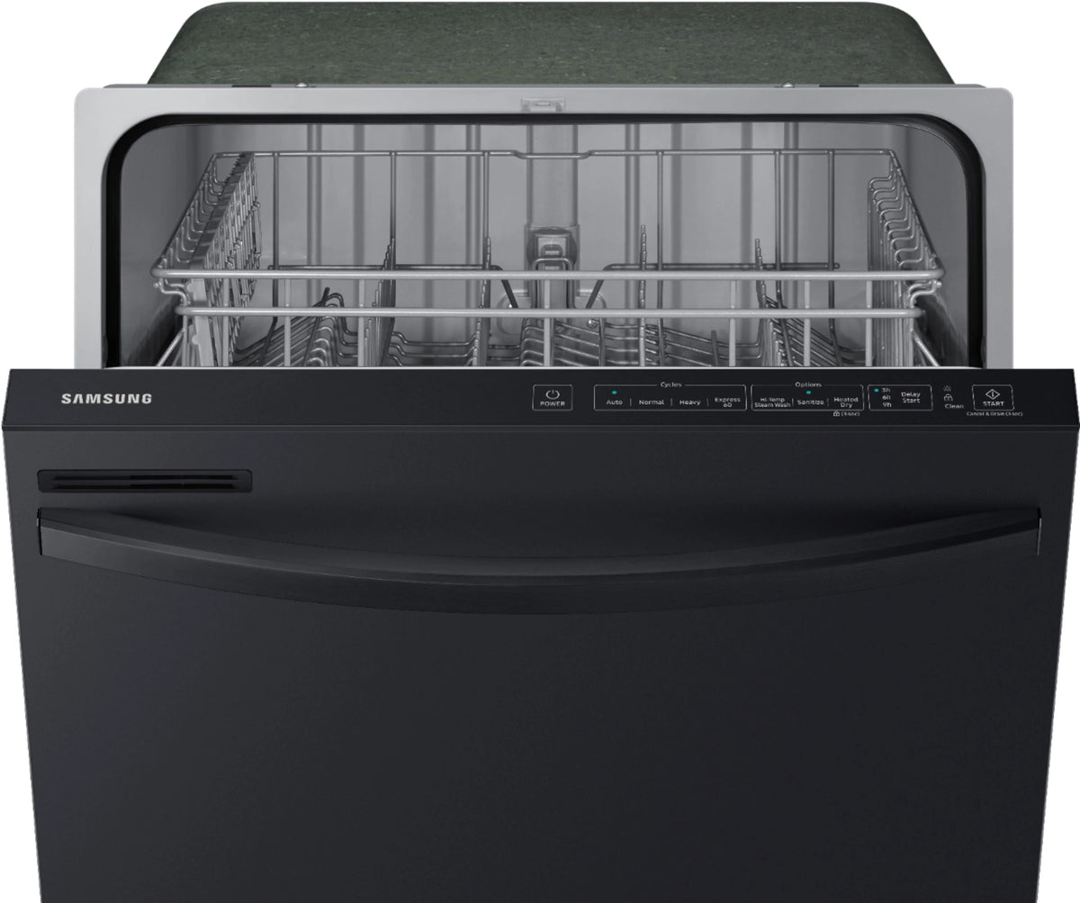 Samsung - 24 Top Control Built-In Dishwasher - Black