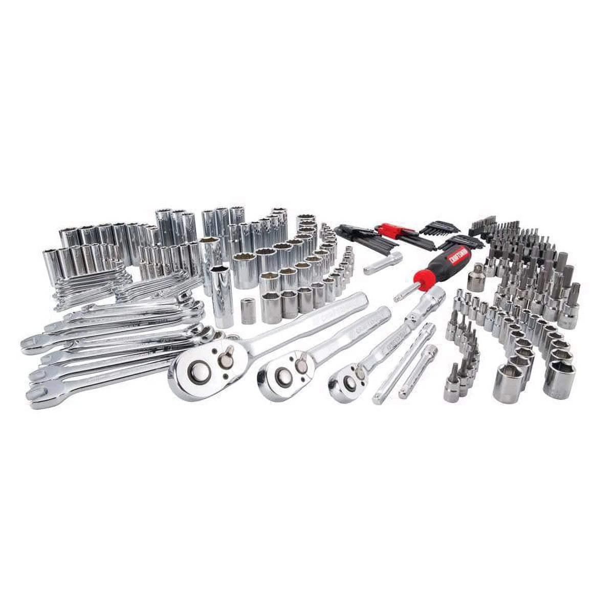 CRAFTSMAN Socket Set, 262-Piece Mechanic Tool Set, 1/4, 3/8, 1/2 Drive, SAE / Metric, (CMMT45307)