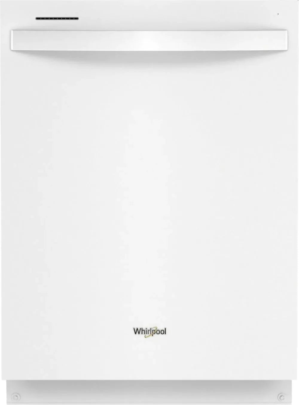 Whirlpool - 24 Top Control Built-In Dishwasher with Stainless Steel Tub, Large Capacity, 3rd Rack, 47 dBA - White