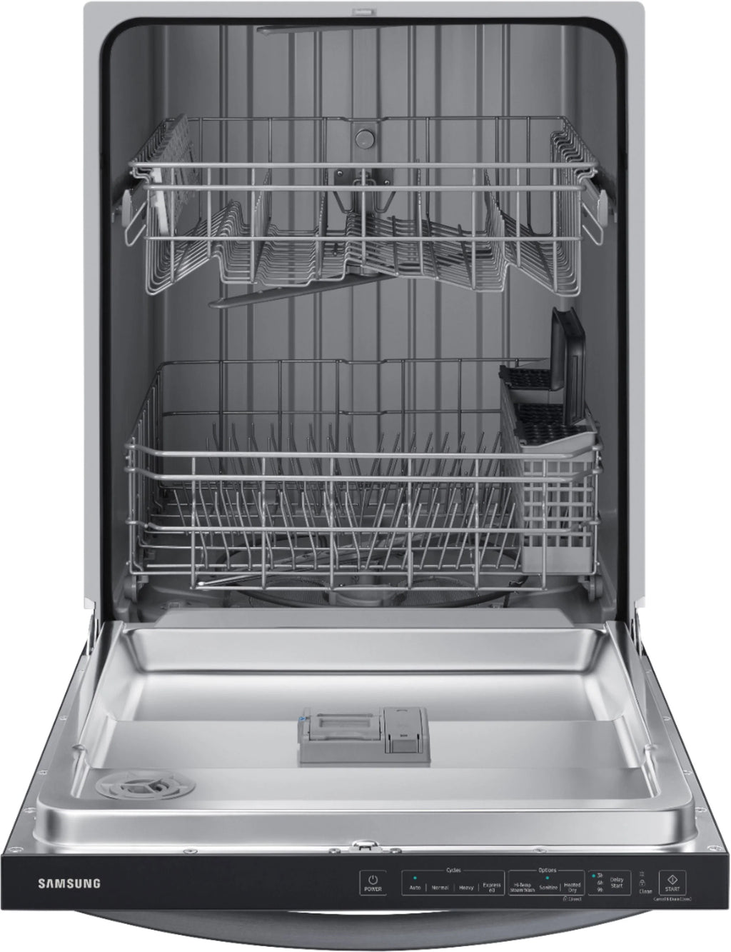 Samsung - 24 Top Control Built-In Dishwasher - Black