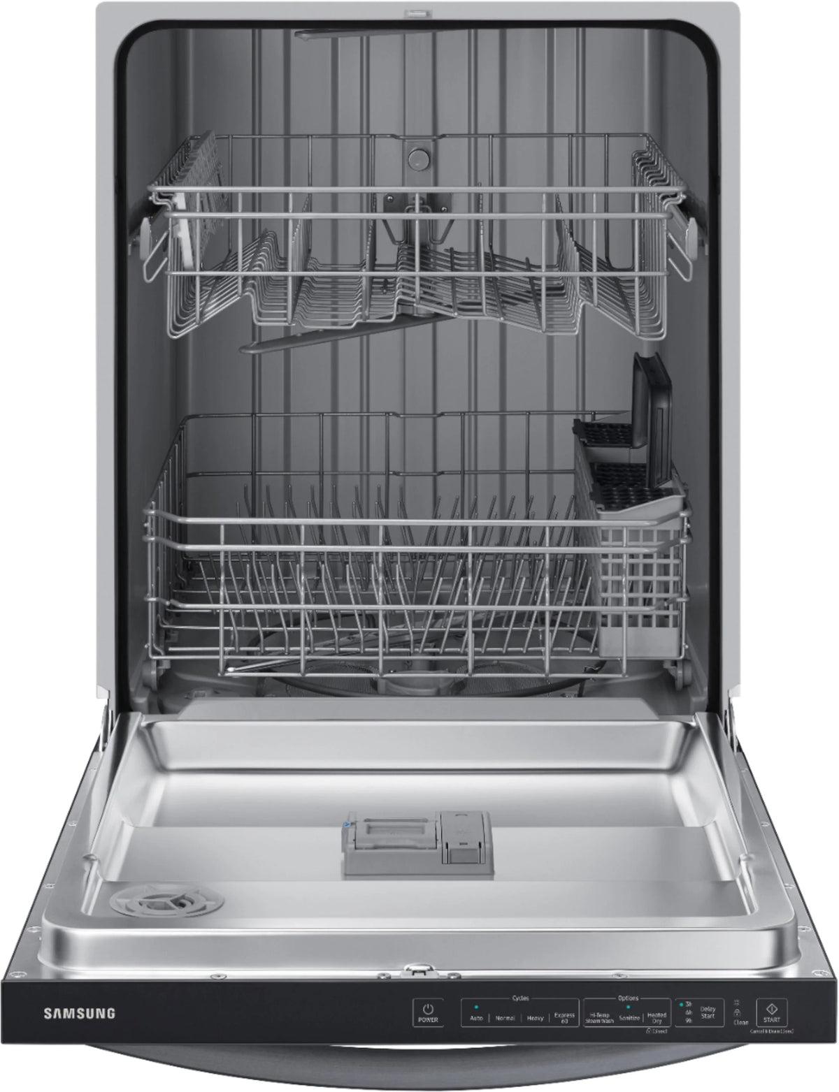 Samsung - 24 Top Control Built-In Dishwasher - Black