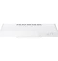 GE - 24 Convertible Range Hood - White on white