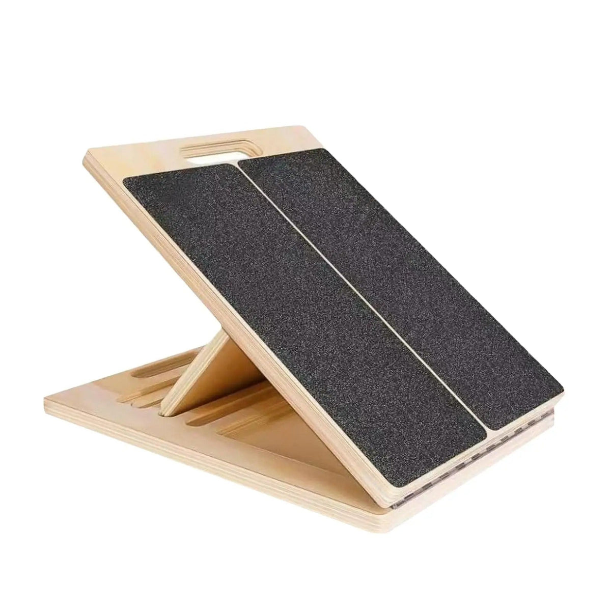 Adjustable Incline Calf Stretcher Board with Textured Grip and Foldable  Design