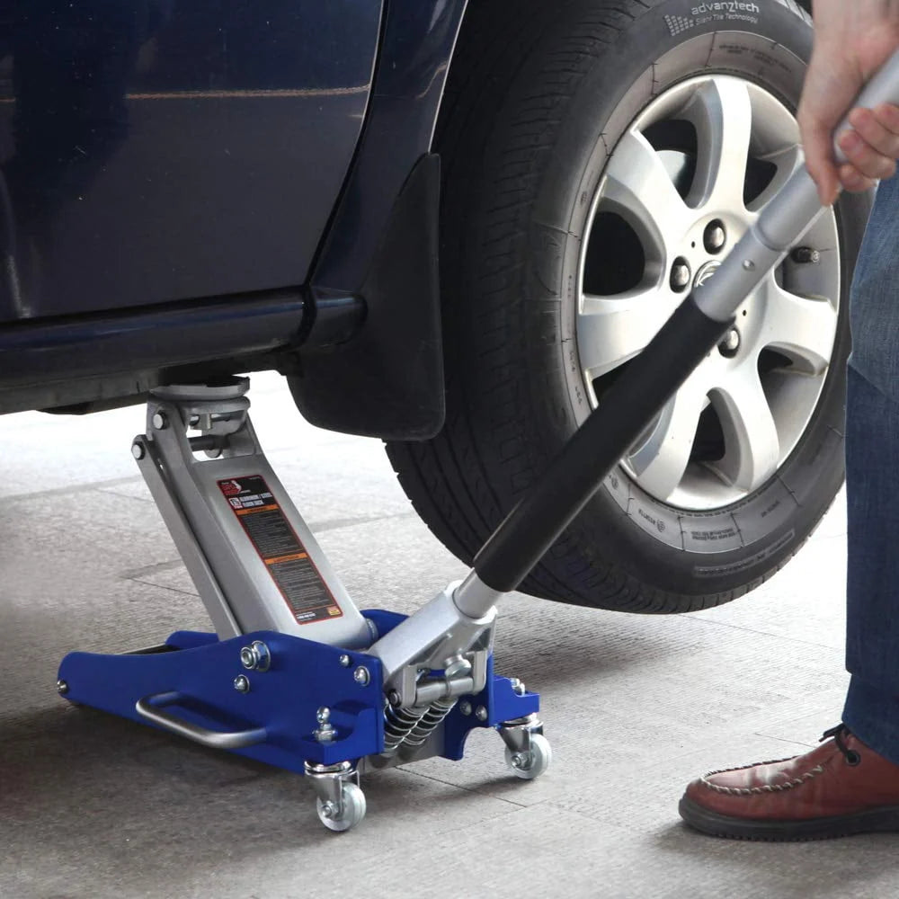 BIG RED 1.5 Ton Racing Floor Jack Torin Hydraulic Low Profile Aluminum and Steel DWT815016L